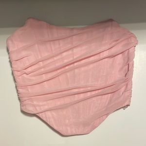 Pink corset top women’s extra small